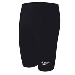 Speedo Boy's New Black Powerflex Solid Jammer Size 24